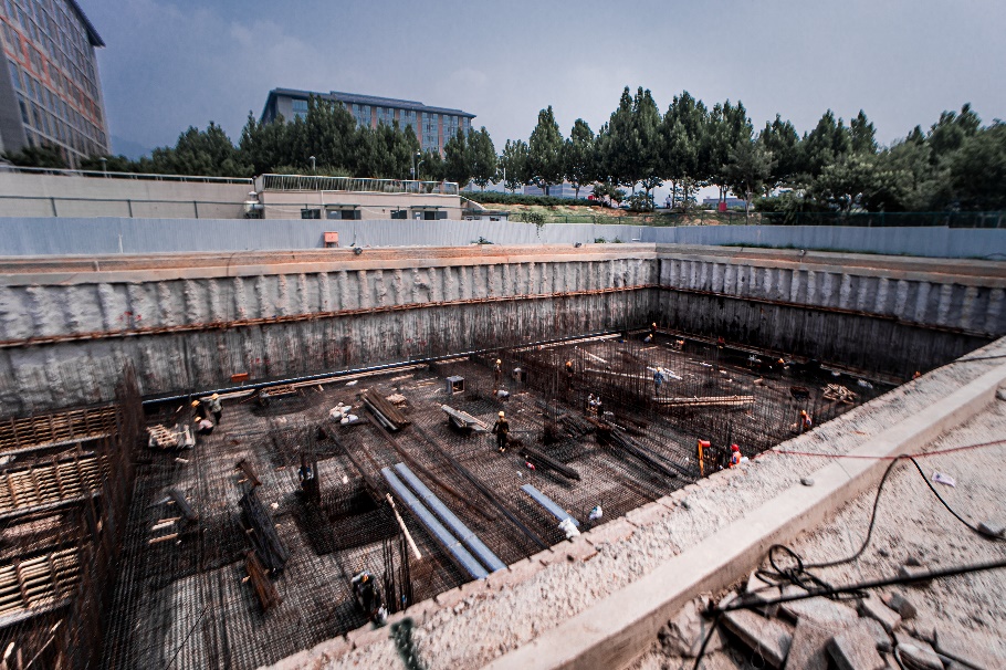 昌平校区污水处理站二期建设项目盛夏实录